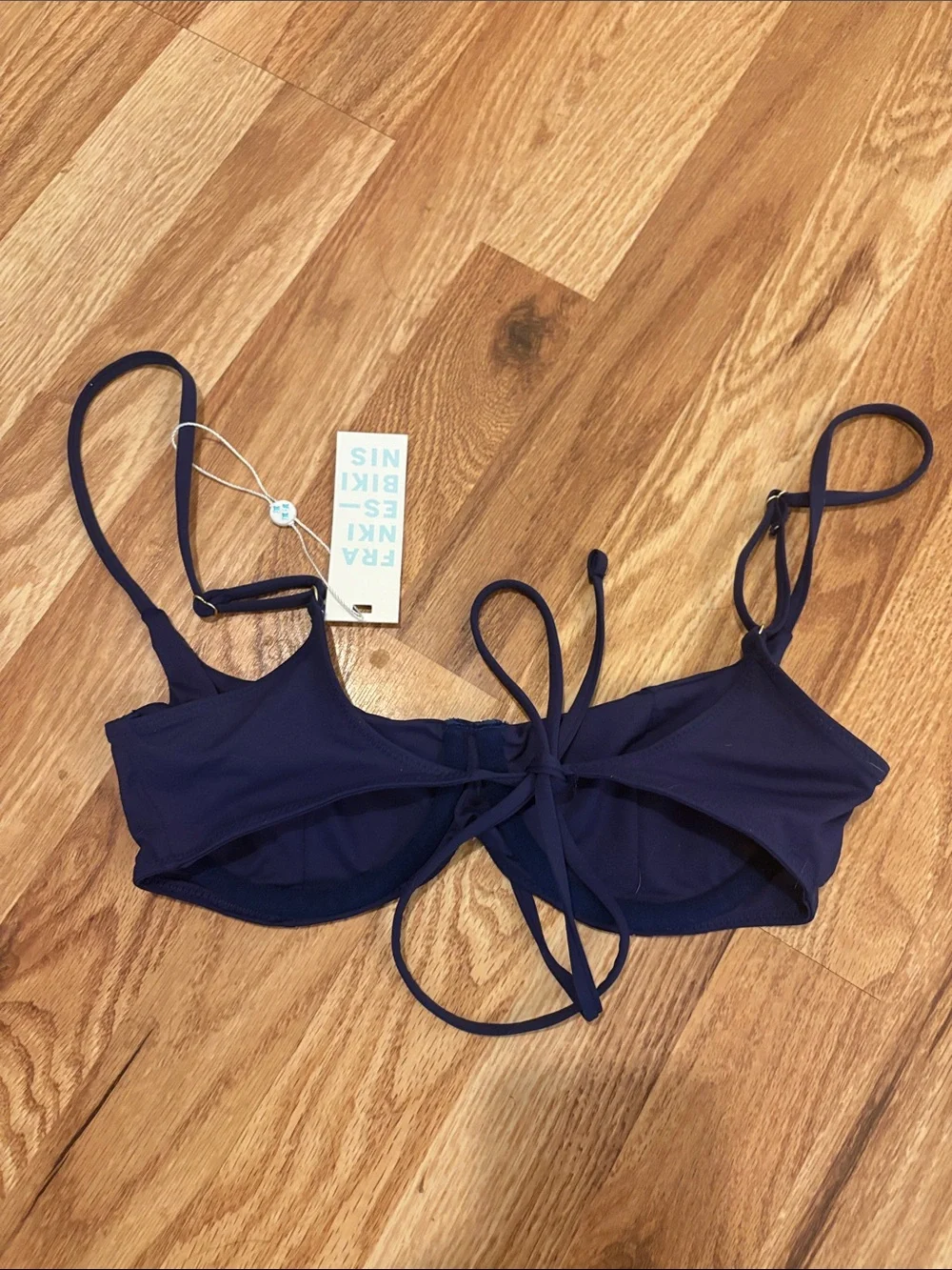 NWT Frankie's Bikinis Cola Underwire Bikini Top